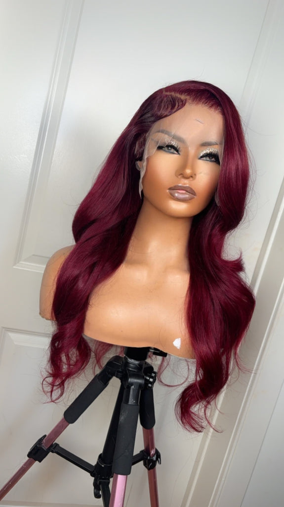 26” Burgundy Frontal